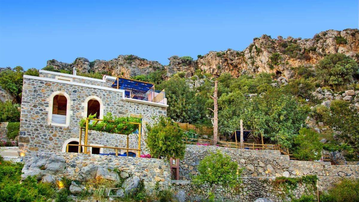 Mirthios-Hill Apartments Plakias Bagian luar foto